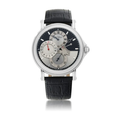 View full screen - View 1 of Lot 914. PAUL PICOT | REF 3340 SG STAINLESS STEEL WRISTWATCH WITH DATE AND POWER RESERVE CIRCA 2004.