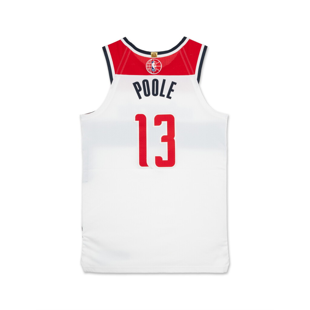 View full screen - View 1 of Lot 214. Jordan Poole ‘Canada Series’ Washington Wizards 2024-2025 Game Worn Association Edition Jersey .