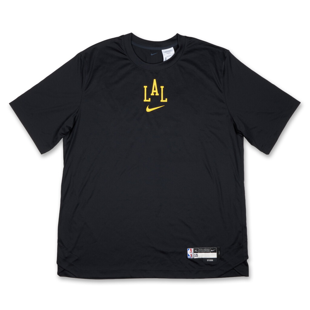View full screen - View 1 of Lot 78. Harry Giles Los Angeles Lakers 2023-2024 City Edition Warmup Top.