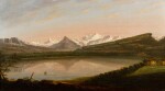 EDMUND GARVEY, R.A. | A VIEW OF LAKE GENEVA WITH THE MONT SALÈVE AND LE MÔLE, MONT BLANC BEYOND