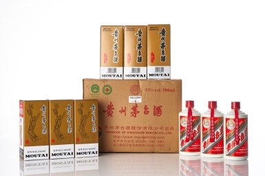 View full screen - View 1 of Lot 6252. 2011年產"飛天牌"貴州茅台酒 (原箱)Kweichow Flying Fairy Moutai 2011 (12 BT50).