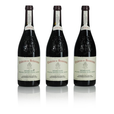 View full screen - View 1 of Lot 382. Château de Beaucastel Rouge 2005 (6 BT).