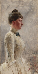 Lady in a White Dress
