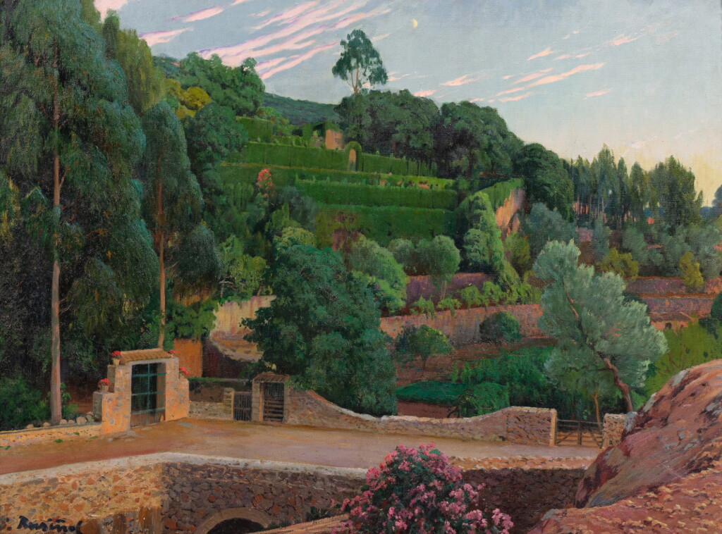 View full screen - View 1 of Lot 117. Green Amphitheater, a view of Sa Coma gardens | Amphithéâtre vert, vue des jardins de Sa Coma.