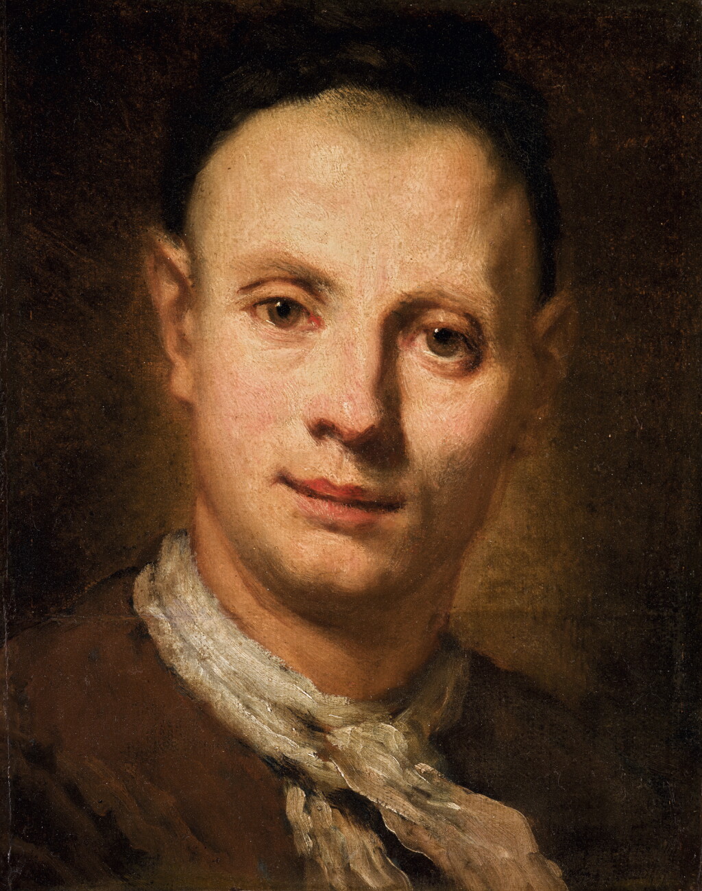 View full screen - View 1 of Lot 143. VITTORE GIUSEPPE GHISLANDI, CALLED FRA' GALGARIO | Portrait of a man, bust-length.