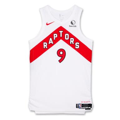 View full screen - View 1 of Lot 160. RJ Barrett Toronto Raptors 2024-2025 Game Worn Association Edition Jersey | 39 Points .