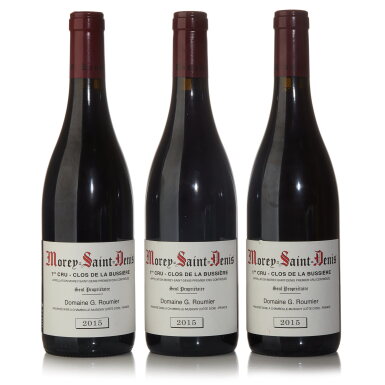 View full screen - View 1 of Lot 44. Morey St. Denis, Clos de la Bussière 2015 Domaine Georges Roumier (3 BT).