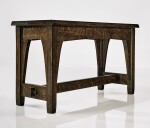 GUSTAV STICKLEY | A RARE PIANO BENCH, MODEL NO. 176