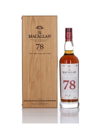 View full screen - View 1 of Lot 25. The Macallan The Red Collection 78 Year Old 42.2 abv NV (1 Bottle 70cl).