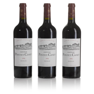 View full screen - View 1 of Lot 157. Château Pontet Canet 2005 (12 BT).