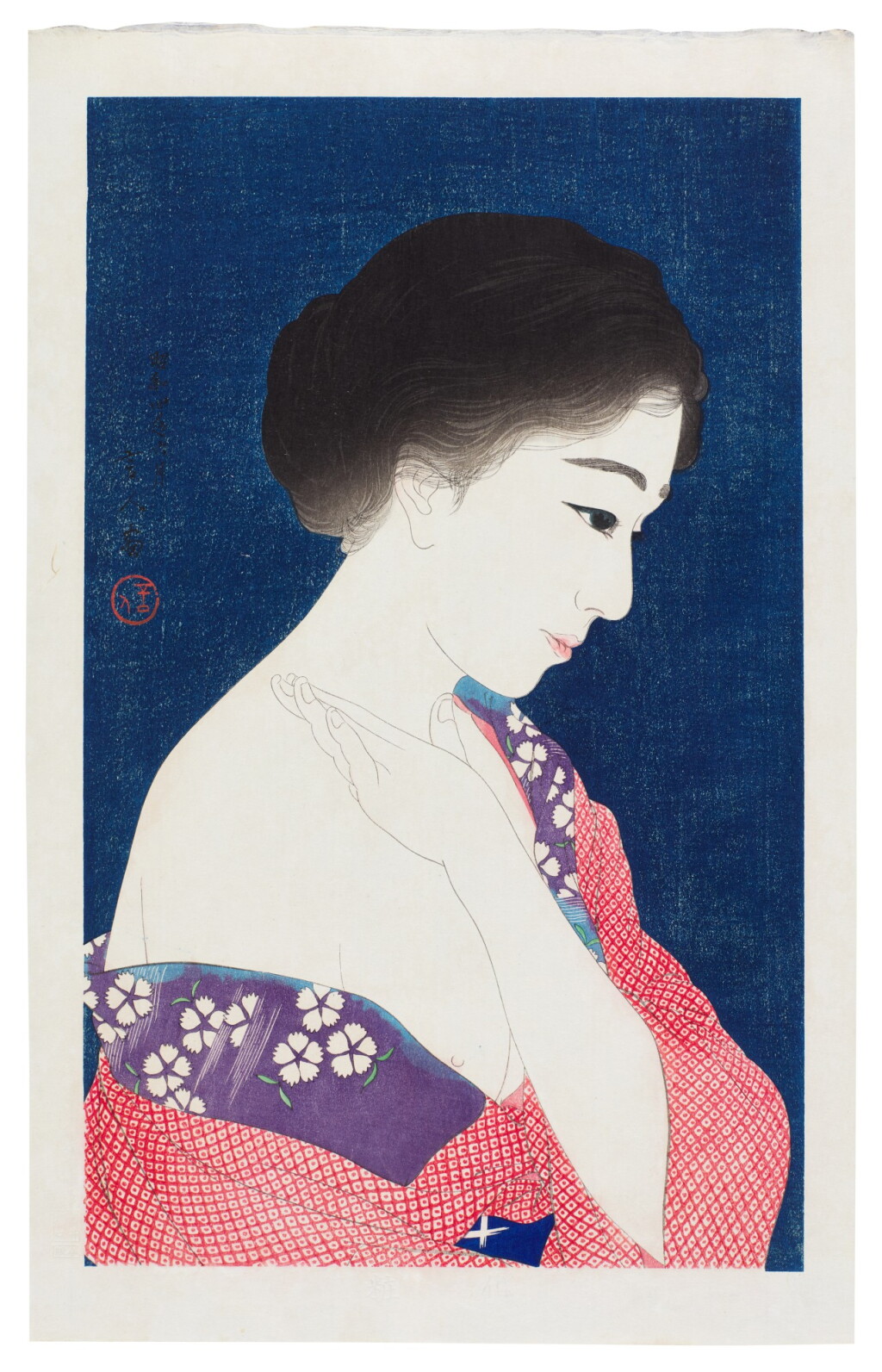 View full screen - View 1 of Lot 101. Torii Kotondo (1900-1977) | Make-up (Kesho) | Showa period, 20th century.