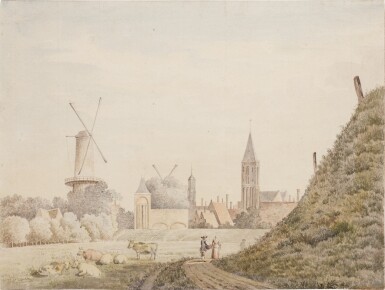 View full screen - View 1 of Lot 356. View of Schiedam.