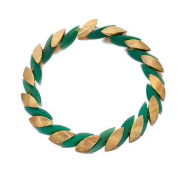 View full screen - View 1 of Lot 238. Erico Nagai, Chalcedony necklace (Erico Nagai, Collana in calcedonio).