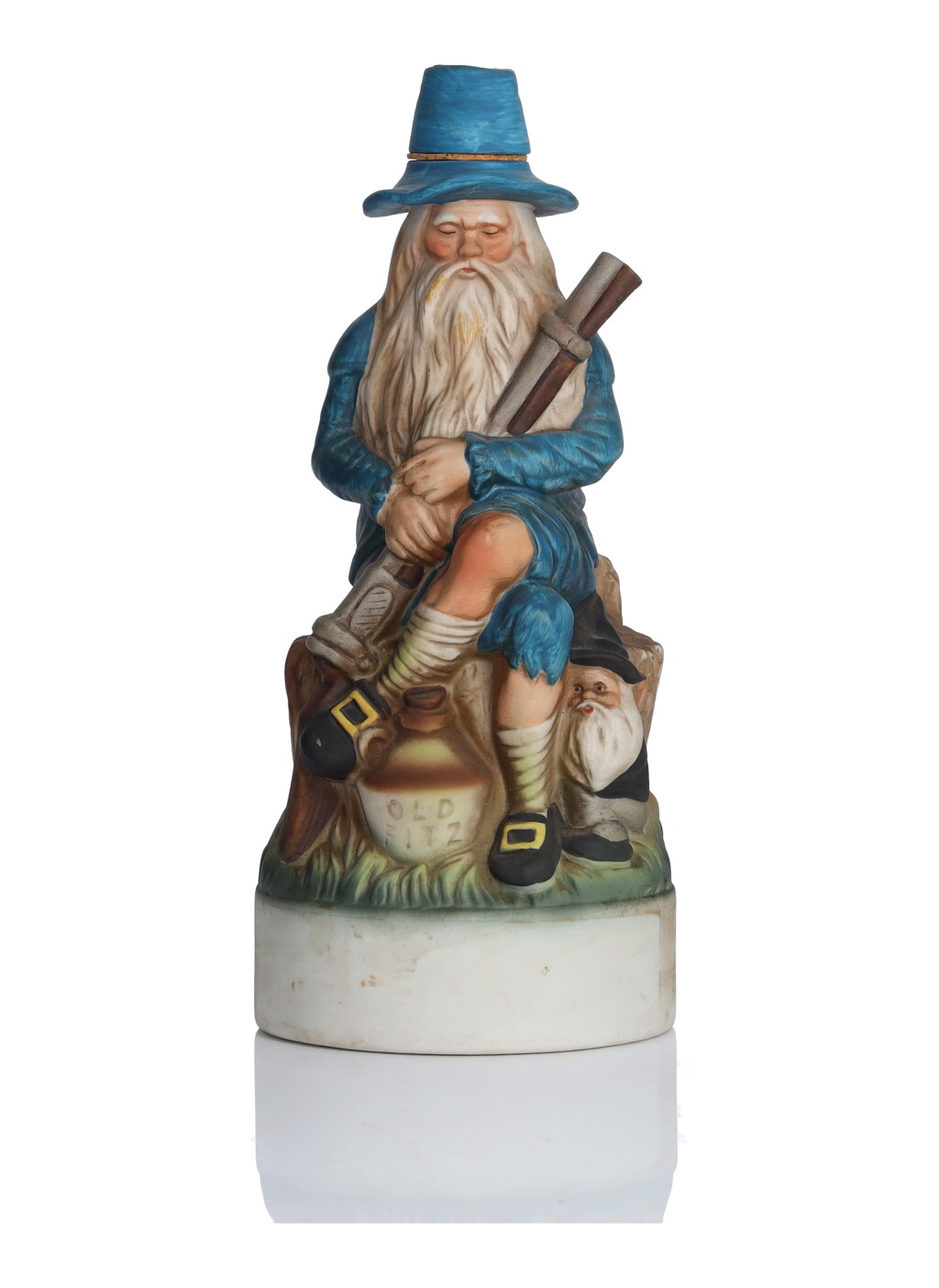 View full screen - View 1 of Lot 165. Old Fitzgerald Prime Bourbon Rip Van Winkle Porcelain Decanter 86.8 Proof NV (1 BT 4/5 Quart).