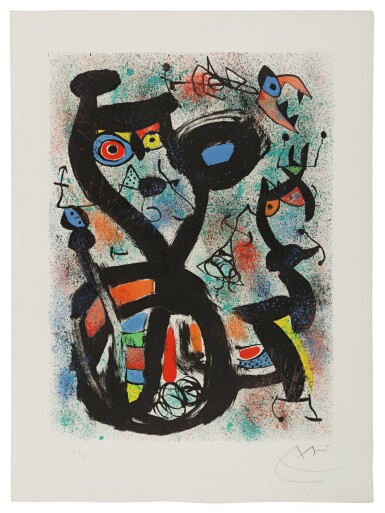 View full screen - View 1 of Lot 119. Le Chat (Mourlot 636).