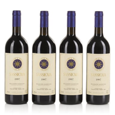 View full screen - View 1 of Lot 389. Sassicaia 1997 (8 BT).