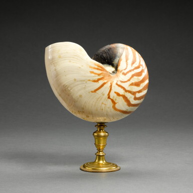 View full screen - View 1 of Lot 127. Probably Italian, late 17th century | Nautilus Cup.