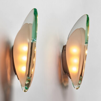View full screen - View 1 of Lot 183. Pair of Wall Lights.