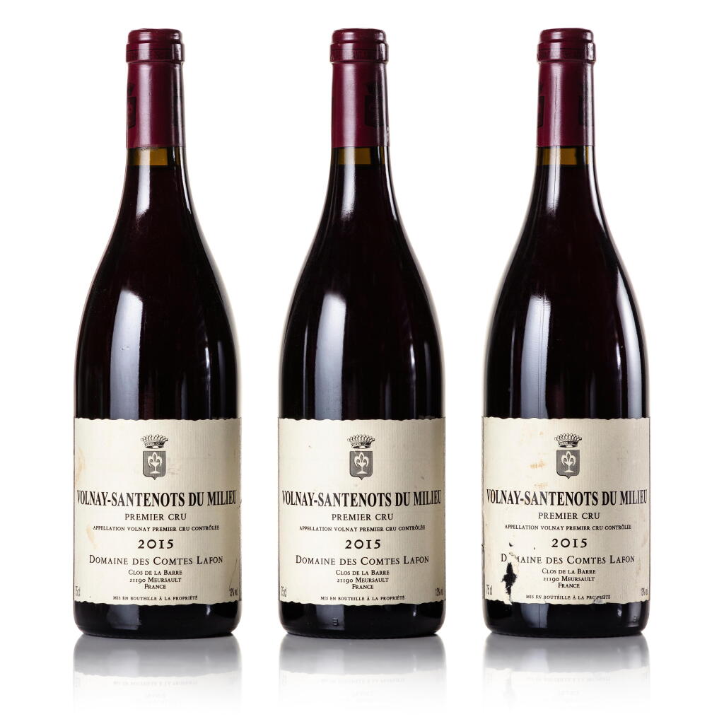 View full screen - View 1 of Lot 333. Volnay, Les Santenots 2015 Domaine des Comtes Lafon (3 BT).