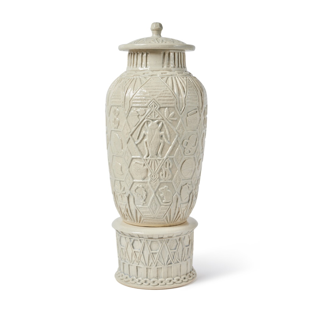 View full screen - View 1 of Lot 69. Original "Roach Vase" ceramic art .