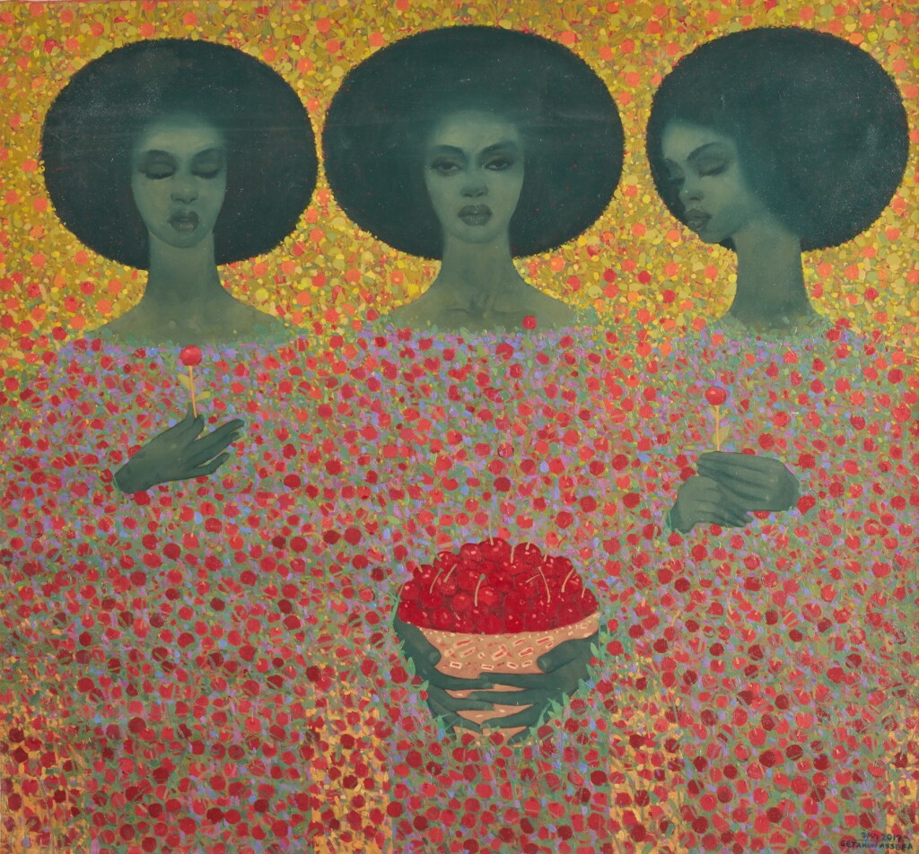 View full screen - View 1 of Lot 106. Girl with Cherries.