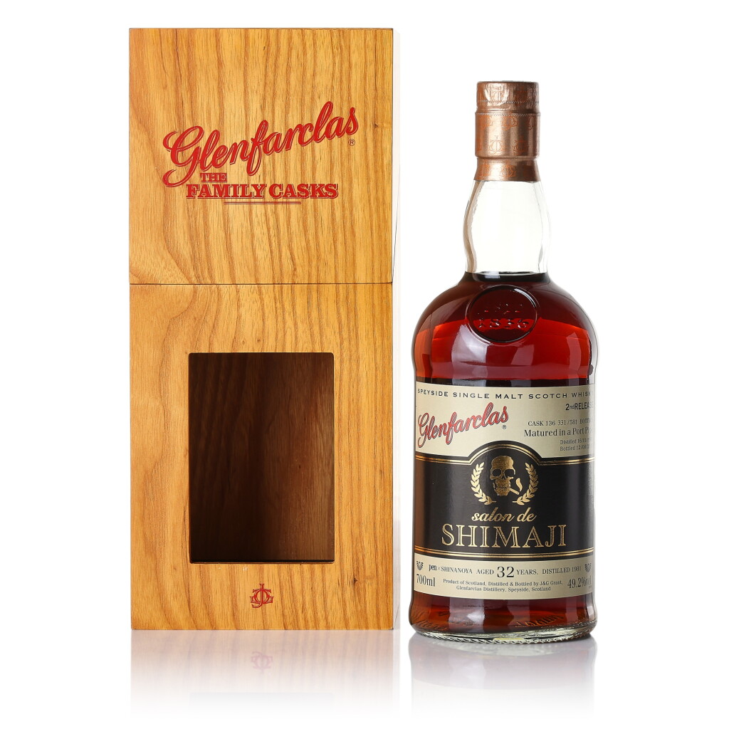 View full screen - View 1 of Lot 3332. Glenfarclas Salon de SHIMAJI 32 Year Old 49.2 abv 1981 (1 BT70).