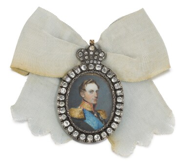 View full screen - View 1 of Lot 96. A family portrait badge of Grand Duke Nikolai Pavlovich, circa 1826-1832.