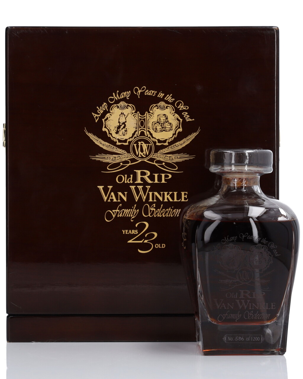 View full screen - View 1 of Lot 1184. Old Rip Van Winkle 23 Year Old Decanter 114 Proof 1986 (1 Bottle 75cl).