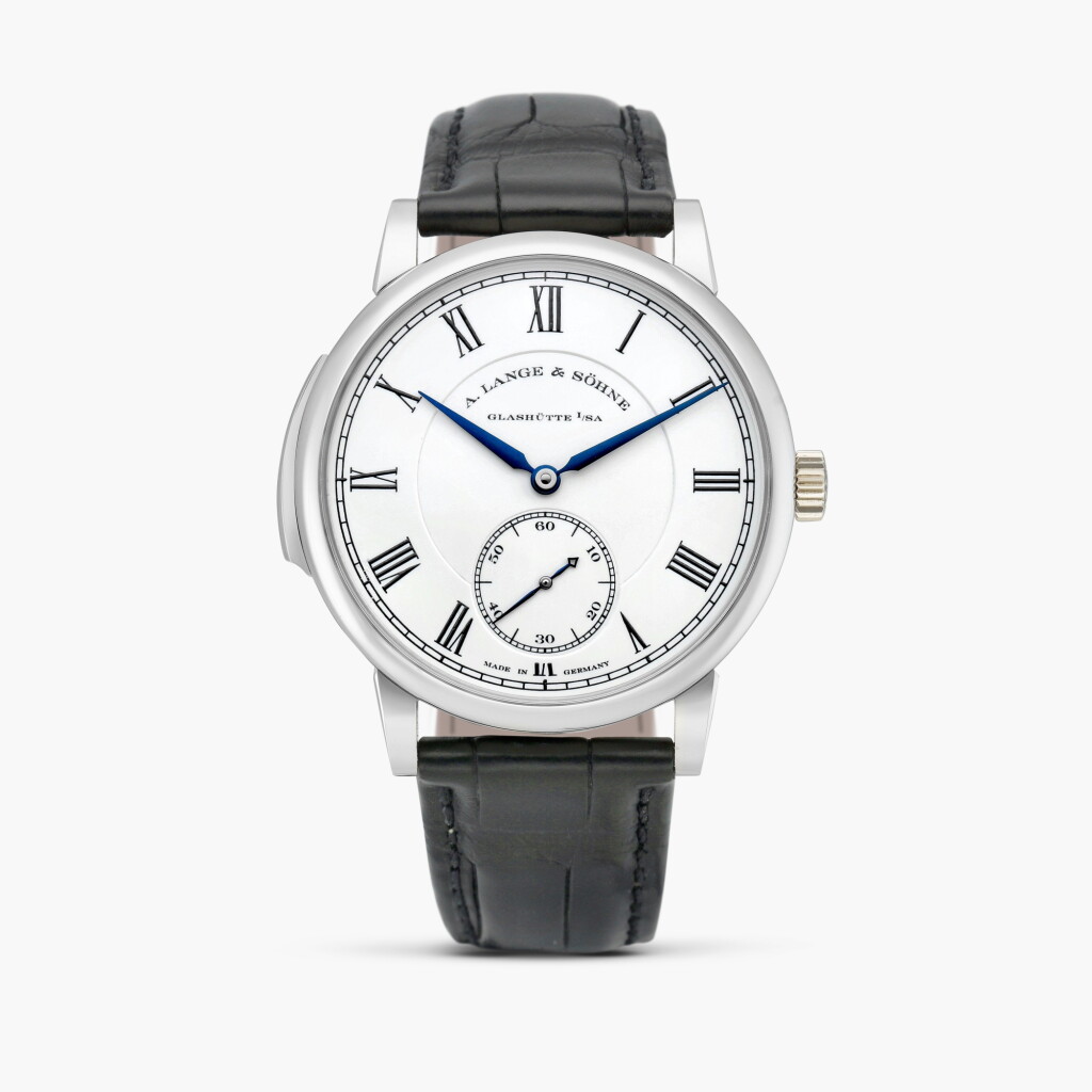 View full screen - View 1 of Lot 2575. Richard Lange Minute Repeater, Reference 606.079F | A limited edition platinum minute repeating wristwatch with enamel dial, Circa 2023.