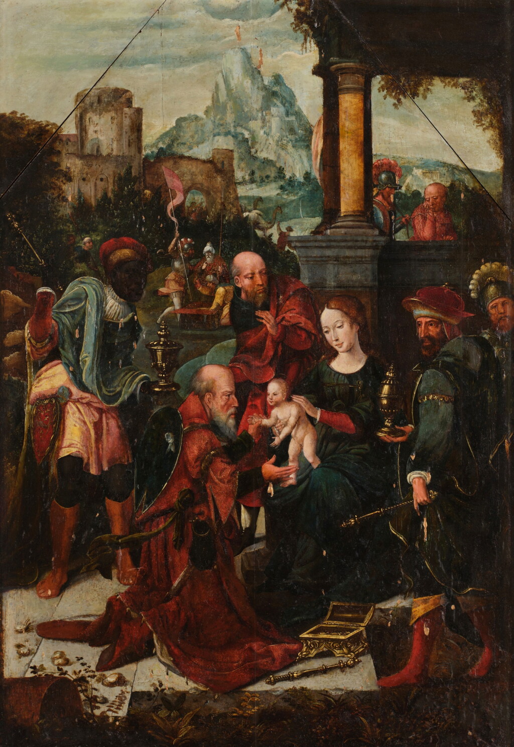 View full screen - View 1 of Lot 88. Adoration of the Magi.