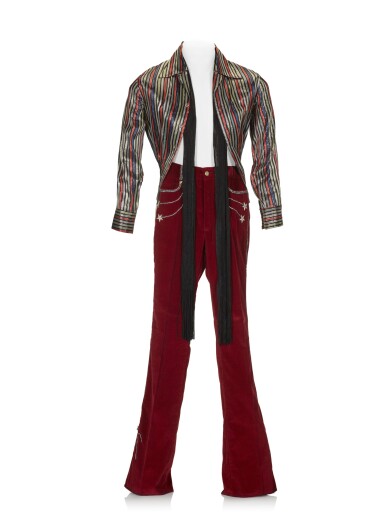 View full screen - View 1 of Lot 186. Freddie Mercury’s sparkling party-worn jacket, 1977.