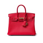 Rouge de Coeur and Lime Chevre Birkin 25 HSS Rose Gold Hardware, 2021