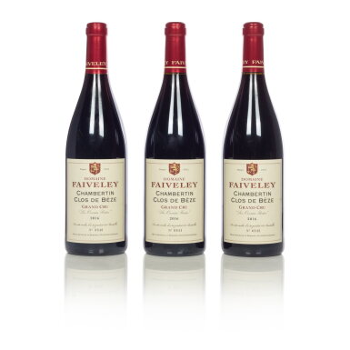 View full screen - View 1 of Lot 562. Chambertin, Clos de Bèze 'Les Ouvrées Rodin' 2016 Faiveley (3 BT).