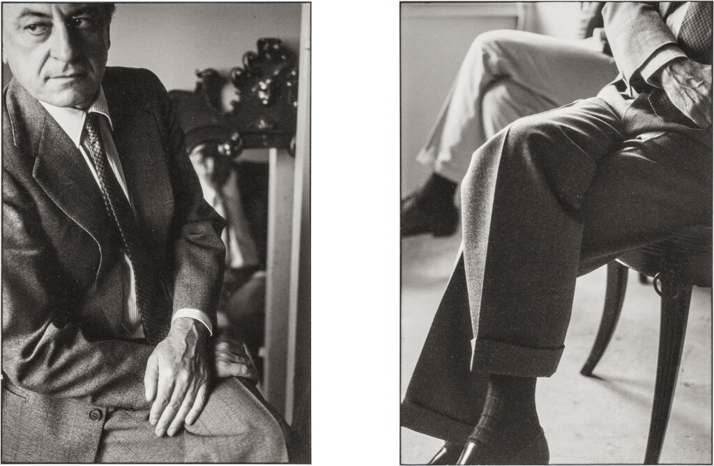 View full screen - View 1 of Lot 20. Portraits of Pierre Bergé (Diptych).