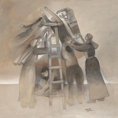 View full screen - View 1 of Lot 1068. Untitled (Picking The Olive Tree That No Longer Exists).