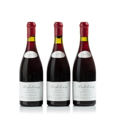 View full screen - View 1 of Lot 46. Richebourg 2000 Domaine Leroy (3 BT).