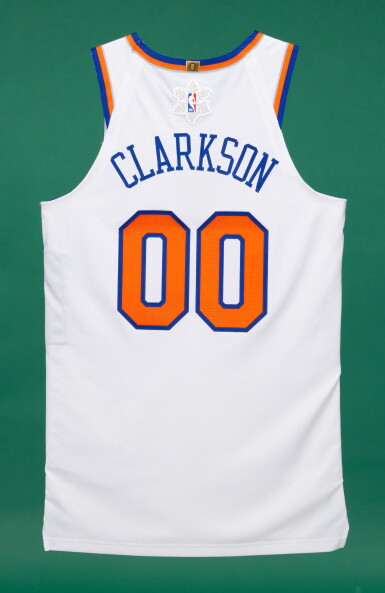 View full screen - View 1 of Lot 44. Jordan Clarkson ‘Christmas Day’ New York Knicks 2025-2026 Game Worn Association Edition Jersey .
