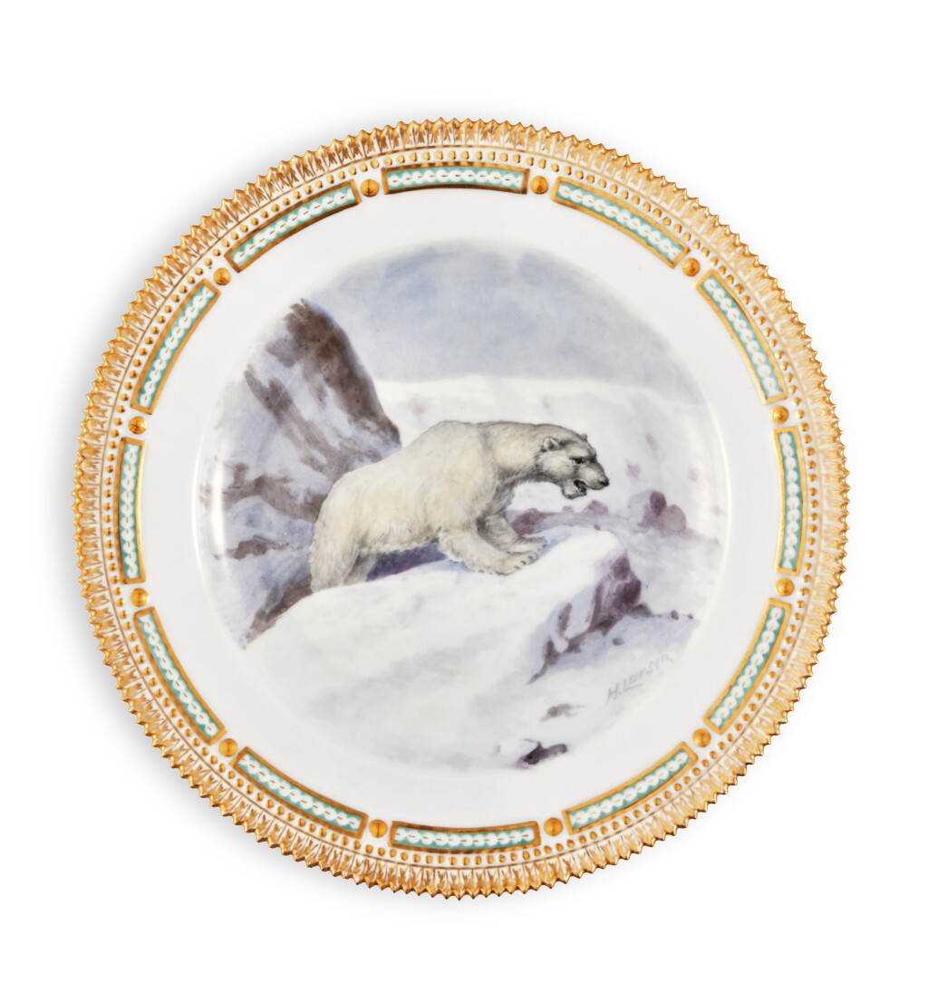 View full screen - View 1 of Lot 191. Nineteen Royal Copenhagen 'Flora Danica' Animal Subject Dinner Plates, Circa 1923-34 and Later.