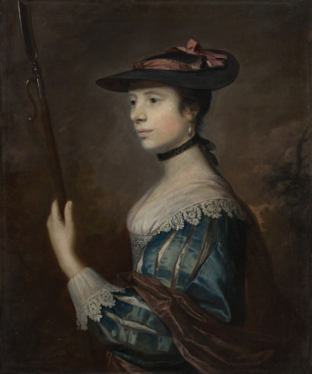 View full screen - View 1 of Lot 45. Portrait of Anne Sneyd as a Shepherdess.