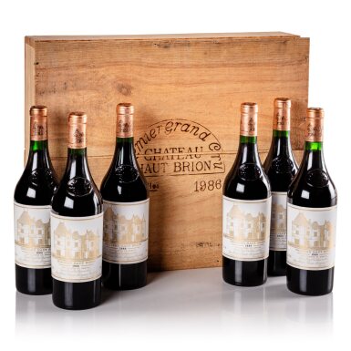 View full screen - View 1 of Lot 288. Château Haut Brion 1986 (6 BT).