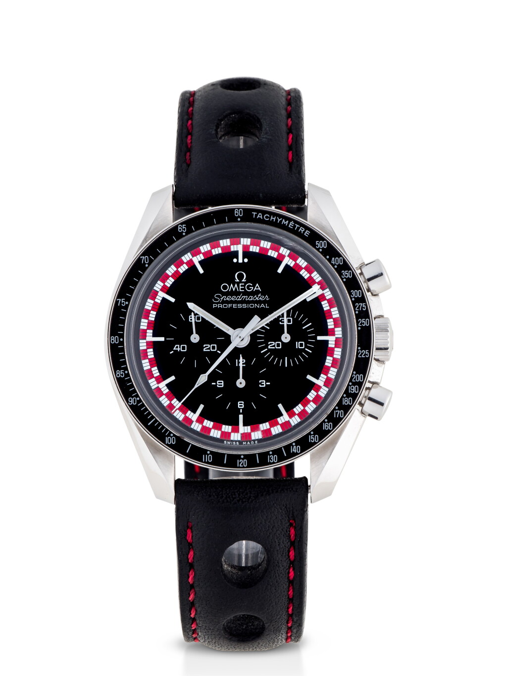 View full screen - View 1 of Lot 29. OMEGA | 'TINTIN' SPEEDMASTER, REF 31130423001004 STAINLESS STEEL CHRONOGRAPH WRISTWATCH WITH BRACELET CIRCA 2016.