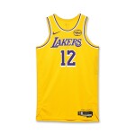 Jake LaRavia Los Angeles Lakers 2026 NBA Playoffs Western Conference Round 1 Game Worn Icon Edition Jersey | Game 1