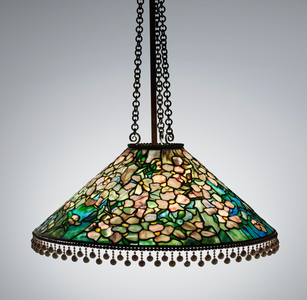View full screen - View 1 of Lot 215. "Dogwood" Chandelier.