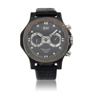 View full screen - View 1 of Lot 98. Sport Chrono PVD-coated stainless steel chronograph wristwatch with date Circa 2005.