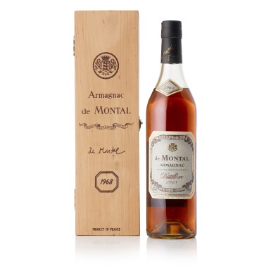 View full screen - View 1 of Lot 6743. De Montal vintage Armagnac 40.0 abv 1968 (1 BT70).