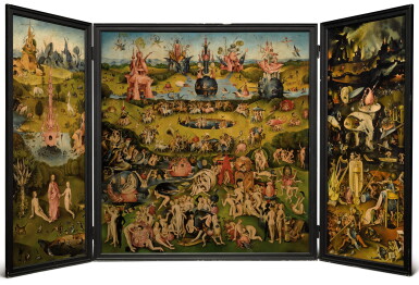 View full screen - View 1 of Lot 134. AFTER HIERONYMOUS BOSCH, 19TH OR 20TH CENTURY | THE GARDEN OF EARTHLY DELIGHTS.