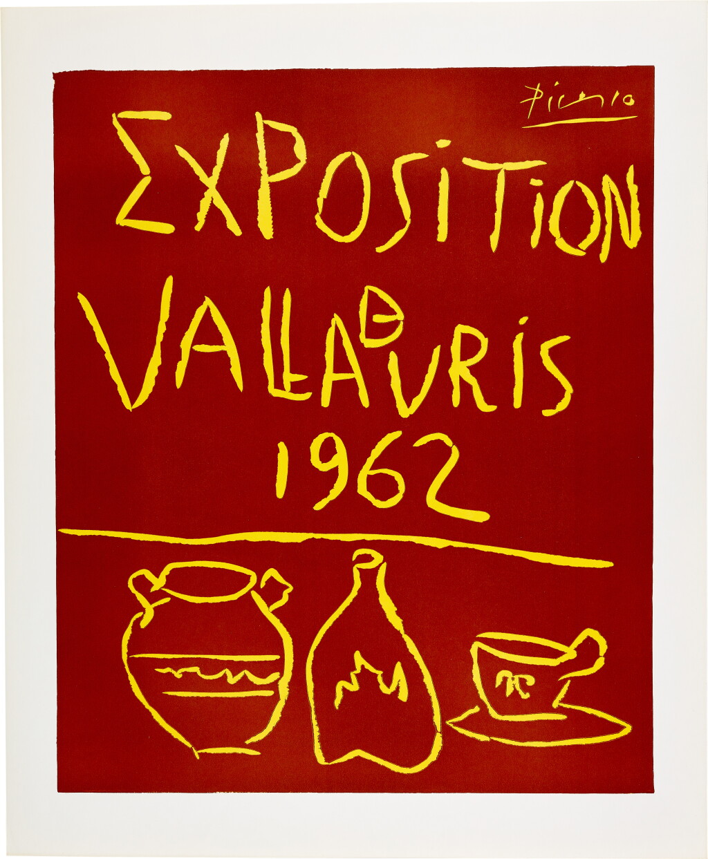 View full screen - View 1 of Lot 955. Exposition de Vallauris 1962; and Vallauris. Peinture et Lumière. Xe Anniversaire (B. 1299, 1850; Ba. 1335, 1353; Czw. 49, 51; PP. L-156).