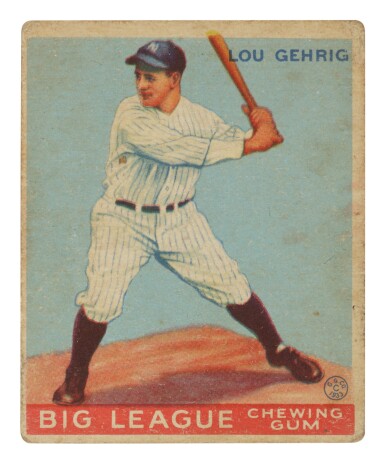 View full screen - View 1 of Lot 134. Gehrig, Lou | 1933 Goudey #92 Lou Gehrig.