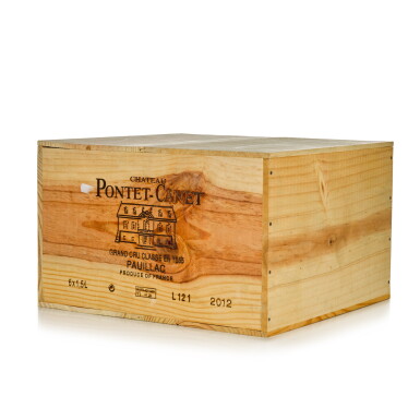View full screen - View 1 of Lot 378. Château Pontet Canet 2012 (6 MAG).