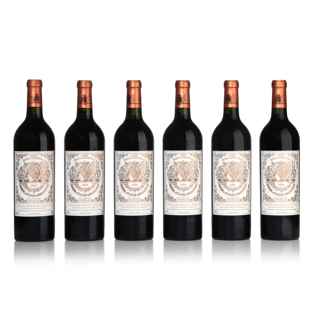View full screen - View 1 of Lot 163. Château Pichon Longueville, Baron 2004 (12 BT).